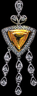 18-karat Yellow Diamond Penant